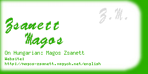 zsanett magos business card